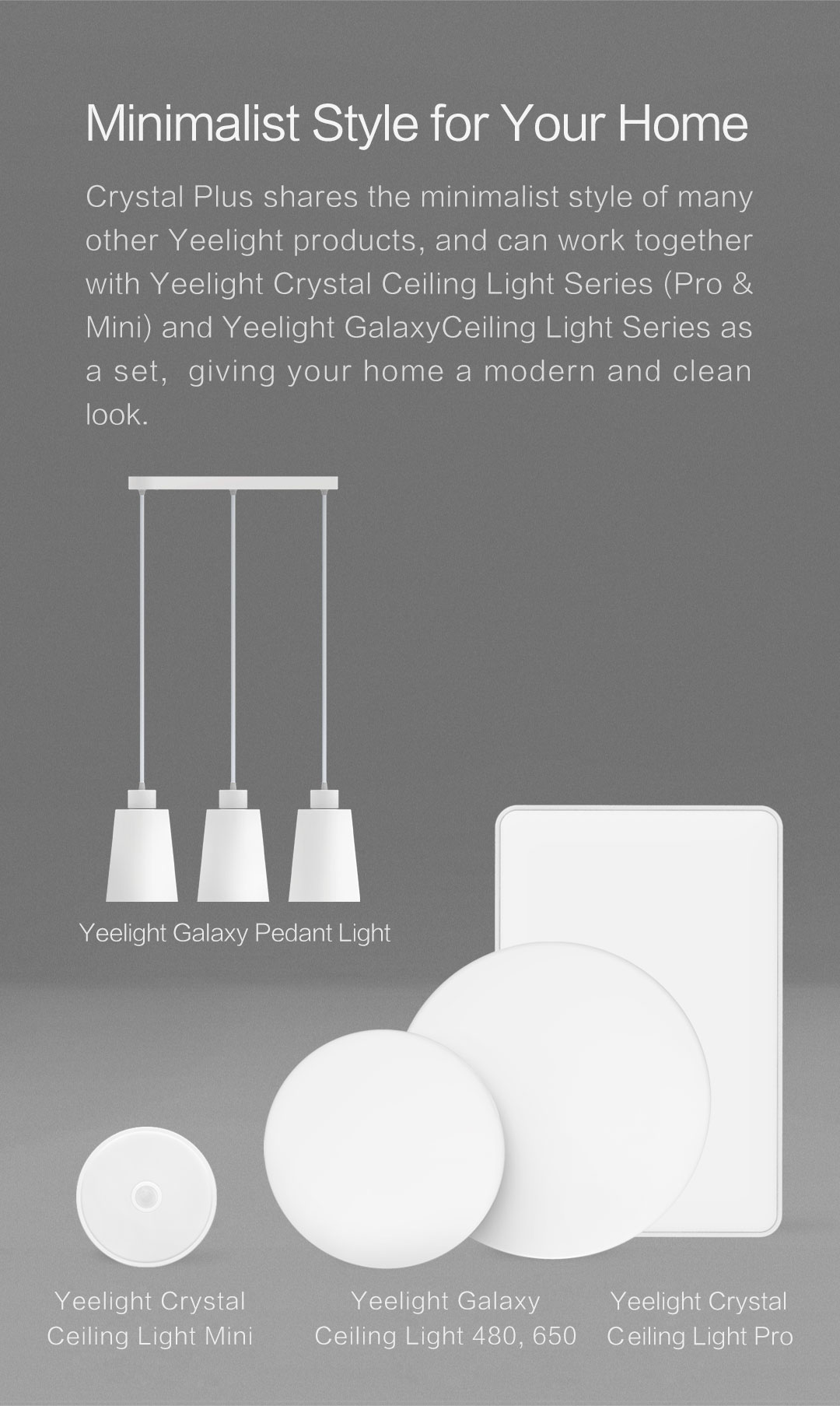 yeelight crystal led ceiling light pro