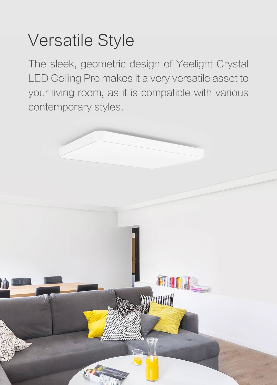 yeelight crystal led ceiling light pro