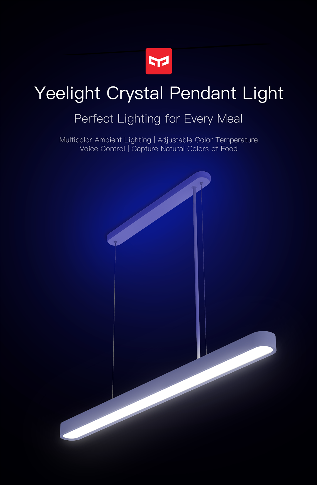 Crystal Light-Yeelight Pendant Light-Yeelight